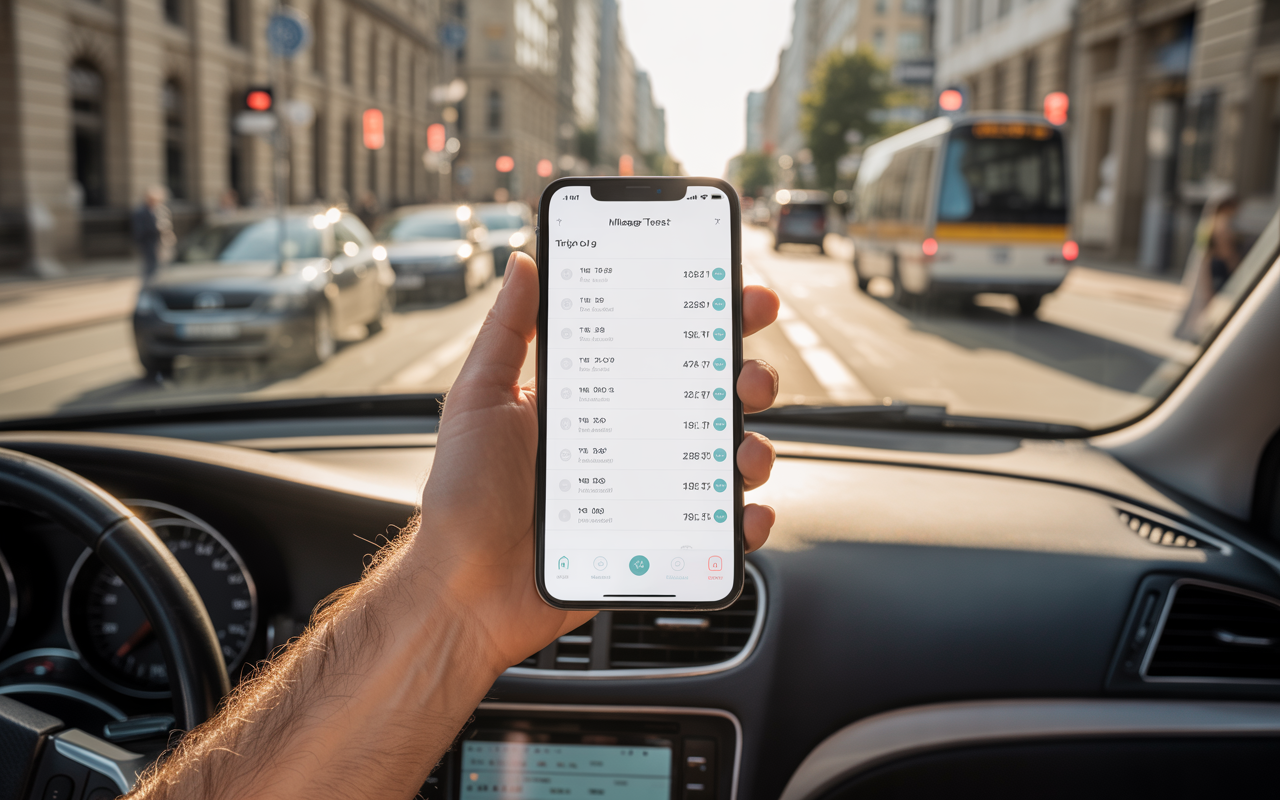 Using OdoQuill while driving